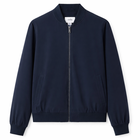 Celio Men's Navy Essential Navy Bomber Jacket | Celio In Lebanon