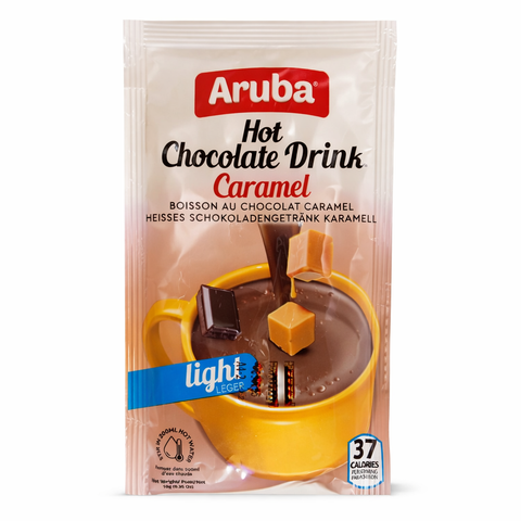 Aruba Hot Chocolate Drink Caramel Light 10g | Aruba In Lebanon