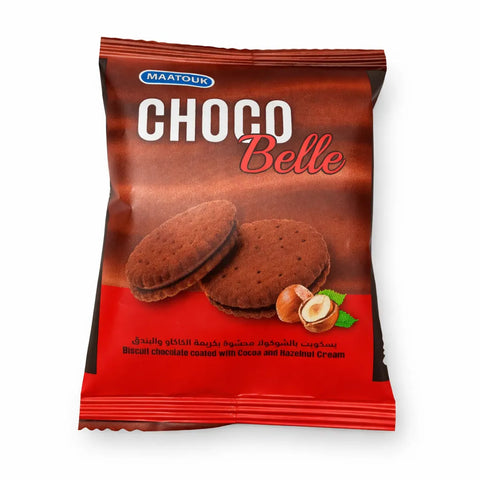 Choco Belle Biscuit Chocolate Coated With Cocoa & Hazelnut Cream 20g | Choco Belle In Lebanon