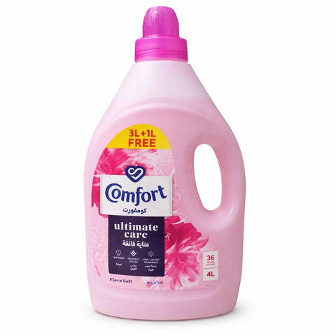 Comfort Fabric Softener Flora Soft 3L + 1L Free | Comfort In Lebanon