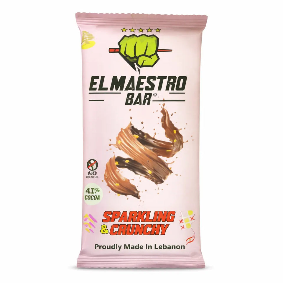 El Maestro Sparkling & Crunchy Chocolate Bar 60g | El Maestro In Lebanon