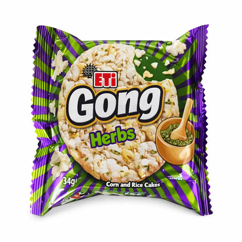 Eti Gong Herbs Rice Cakes 34g | Eti In Lebanon