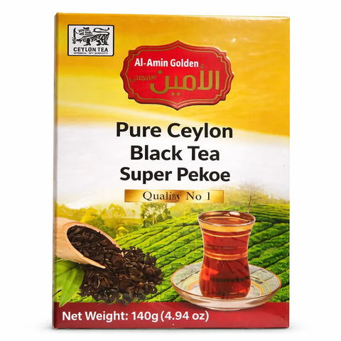 Al Amin Golden Pure Ceylon Black Tea Super Pekoe 140g