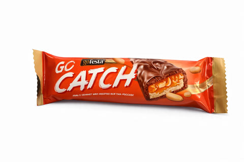 Go Festa Go Catch Milk Chocolate Filled With Caramel & Peanut Nougat 36g | Go Festa In Lebanon