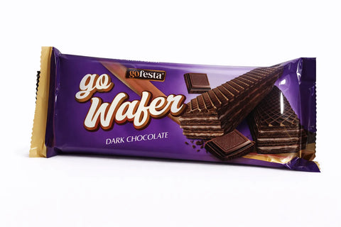 Go Festa Go Wafer Dark Chocolate Wafer Filled With Cocoa & Dark Chocolate Cream 80g | Go Festa In Lebanon