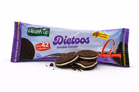 Health Up Sugar Free Dietoos Double Cocoa Biscuit 44g | Health Up In Lebanon
