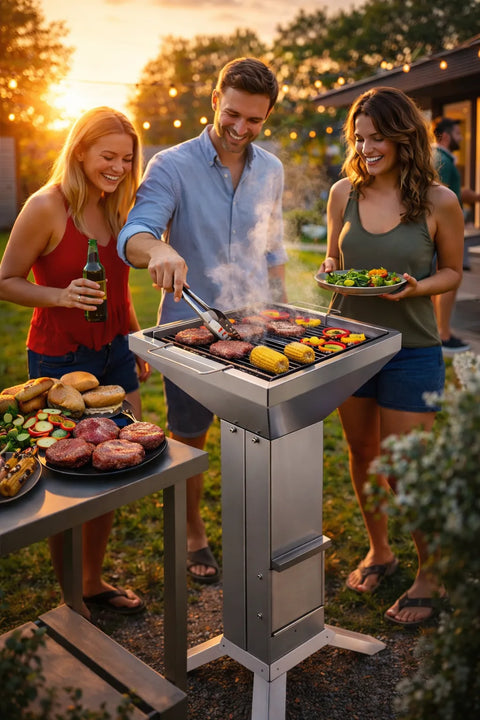 Thuros Grill Culture Made In Germany T2 35 x 35 cm 4 Foot 6,3Kg  | Thuros In Lebanon