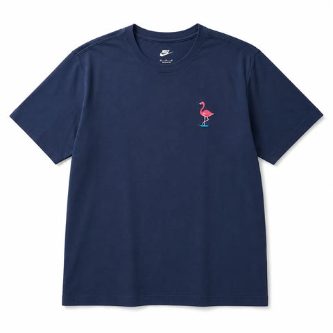 Nike Men's Navy Flamingo Embroidered T-Shirt  | Nike In Lebanon
