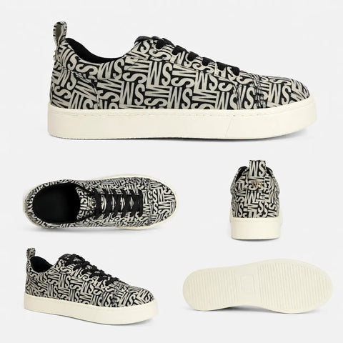 Steve Madden Men's White Multi Portal  Sneakers |Steve Madden In Lebanon