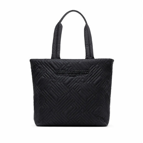Karl Lagerfeld Paris Women's Black Voyage Large Nylon Tote | Karl Lagerfeld Paris In Lebanon