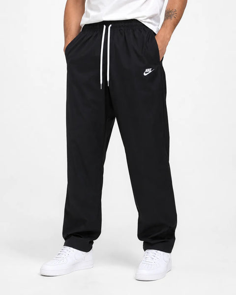 Nike Men's Black Club Woven Standard Fit Regular Length Tapered Leg Pants | Nike In Lebanon