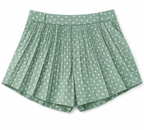Ativo Girl's Green Dotted White Skirts   | Ativo in Lebanon