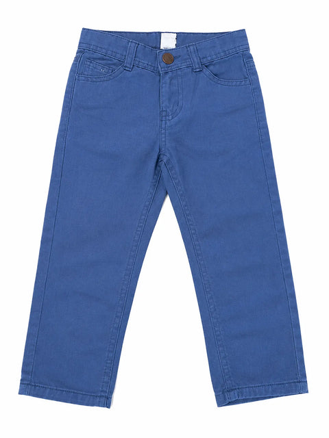 Bassik Baby Boy's Washed Blue Pants  | Bassik in Lebanon