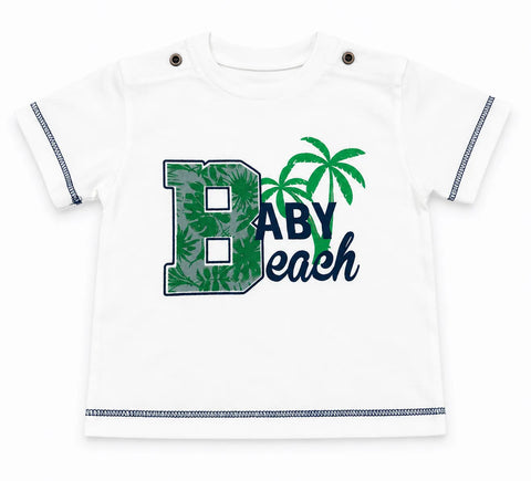 Charanga  Baby Boy's White Graphic Printed T-Shirt    | Charanga  in Lebanon