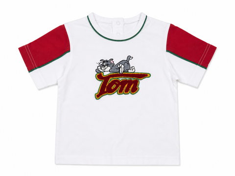 Max & Ile Boy's White Tom and Jerry Printed T-Shirt     | Max & Ile in Lebanon