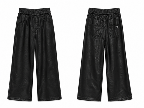 Guess Women's Black Faux -Leather Pants     | Guess  in Lebanon