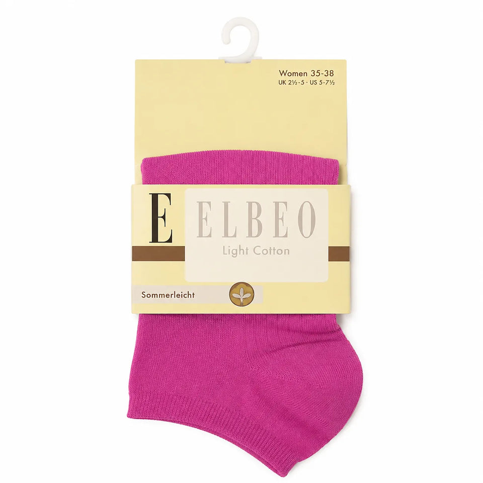 Elbeo Women's Fuchsia 4304 Summer Light Cotton Socks | Elbeo In Lebanon