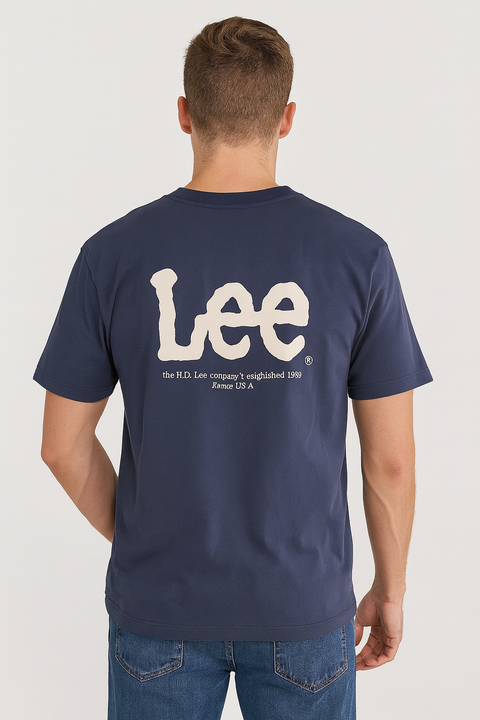 Lee Men's Blue Loose Fit T-Shirt | Lee In Lebanon