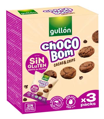 Gullon Choco Bom Cocoa & Chips 120g | Gullon In Lebanon