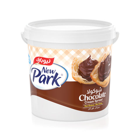 New Park Chocolate Cream Spread container on a white background