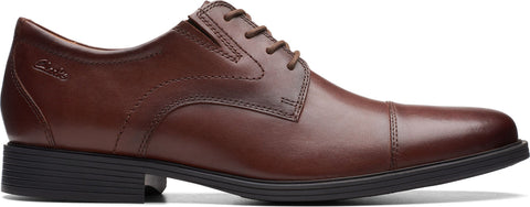 Clarks Men's Dark Brown Whiddon Cap Mahogany Casual Shoes | Clarks In Lebanon