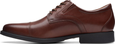 Clarks Men's Dark Brown Whiddon Cap Mahogany Casual Shoes | Clarks In Lebanon