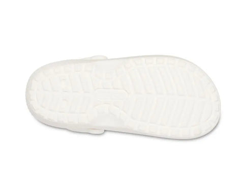 Crocs Unisex White/Gray Classic Lined Clog Slipper | Crocs In Lebanon