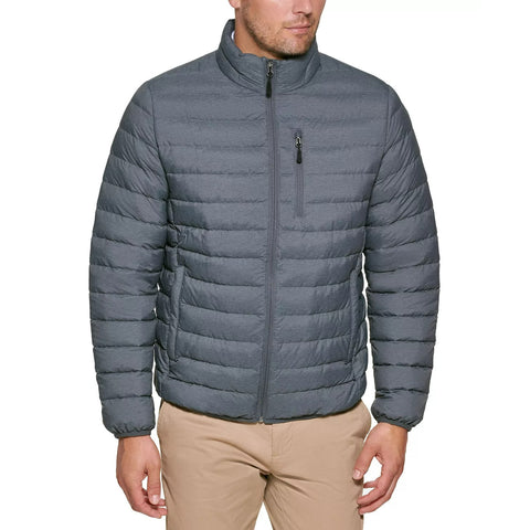 Club Room Men's Heather Gray Quilted Puffer Jacket | Club Room In Lebanon