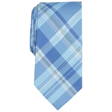 Club Room Men's Light Blue Regular Tie Warren Plaid | Club Room In Lebanon