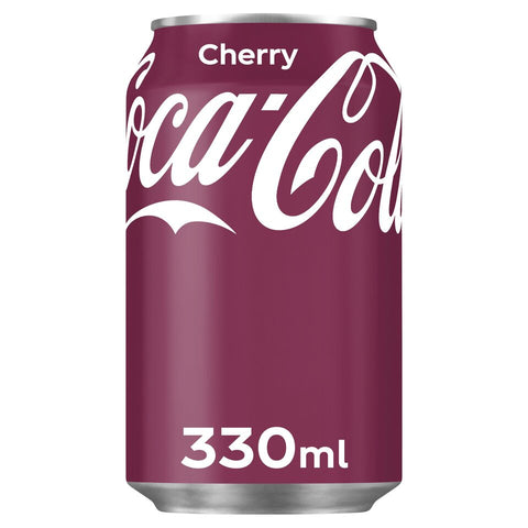 Coca Cola Cherry Flavour Can 330ml | Coca Cola In Lebanon