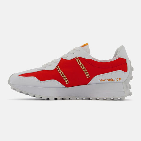 New Balance Women's White, Red, Pink 327 Sneakers |New Balance In Lebanon