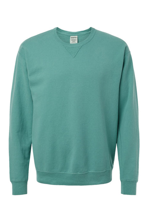 ComfortWash By Hanes Men's Spanish Moss Green Crewneck Sweatshirt | Hanes In Lebanon