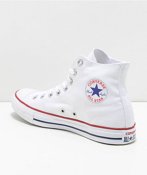 Converse  men Chuck Taylor All Star White High Top Shoes abs151 shr