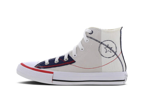 Converse Unisex White & Beige Chuck Taylor All Star Craft High Sneakers | Converse In Lebanon