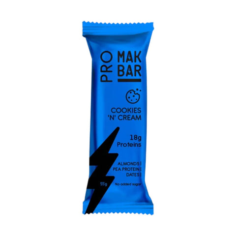 MAK BAR Cookies N' Cream Protein Bar 55g | MAK BAR In Lebanon