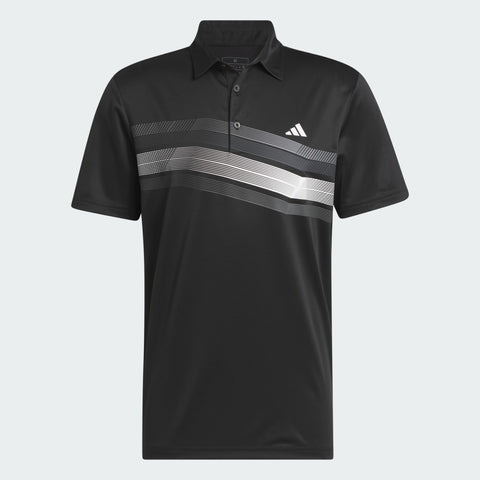 Adidas Men’s Black Core Chest Stripe Polo T-Shirt |Adidas In Lebanon