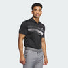 Adidas Men's Black Core Chest Stripe Polo Neck T-Shirt | Adidas In Lebanon