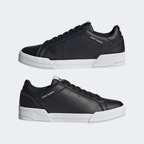Adidas Men's Black Court Torino Sneakers |Adidas In Lebanon