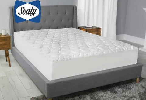 Sealy Spa Luxury Off White 400 Thread Count Mattress Pad 152cm x 203cm | Sealy In Lebanon