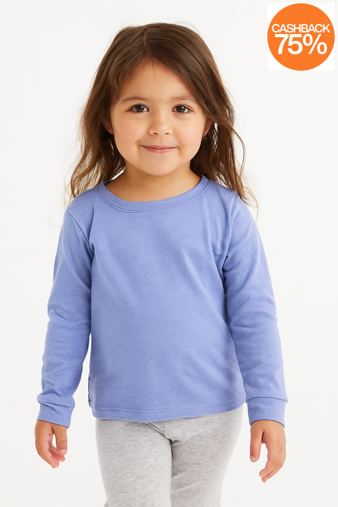 Ideology Girl's Blue Sweatshirt ABFK1827