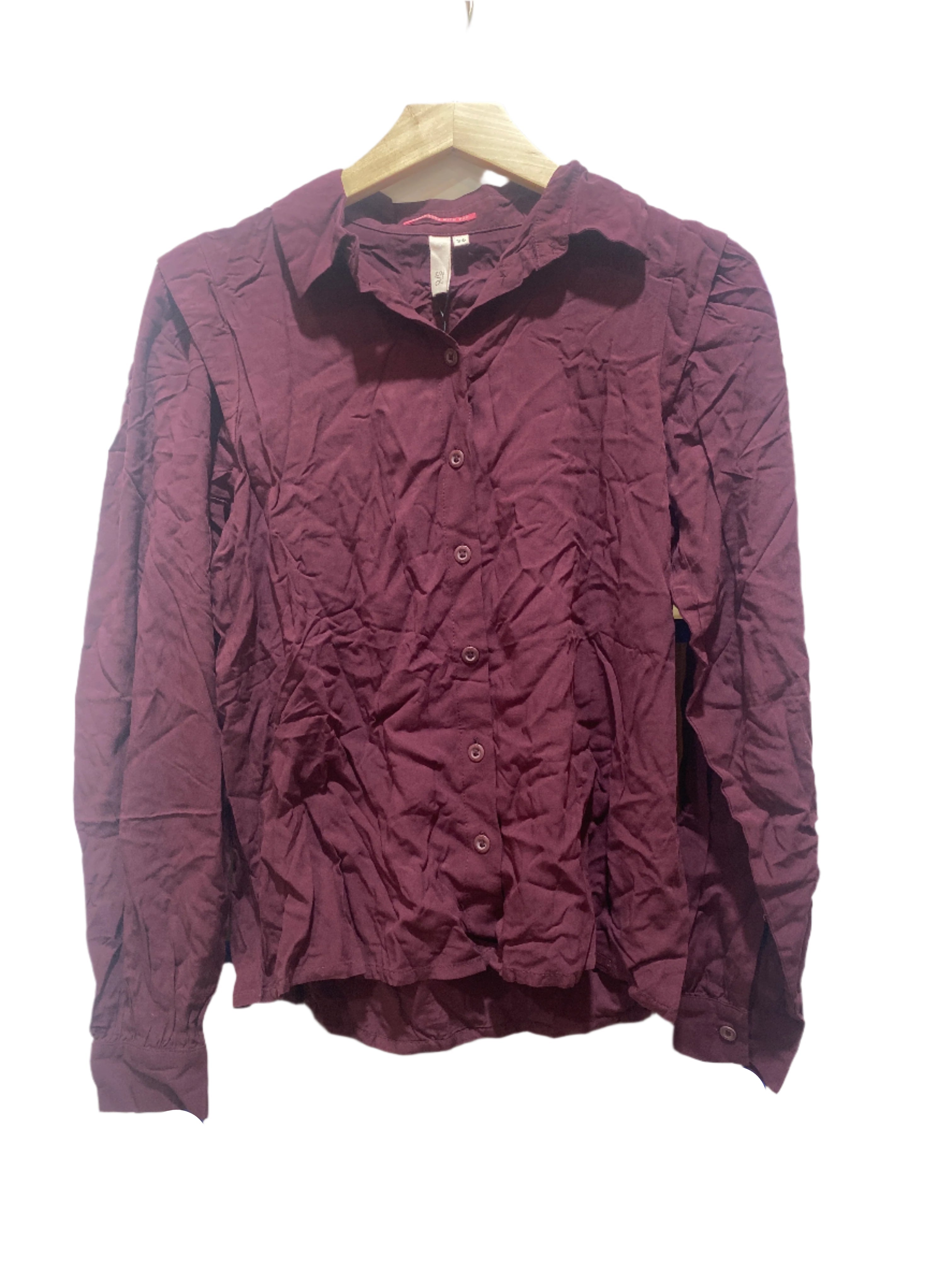 S.Oliver Women's Burgundy Long-Sleeve Shirt | S.Oliver in Lebanon