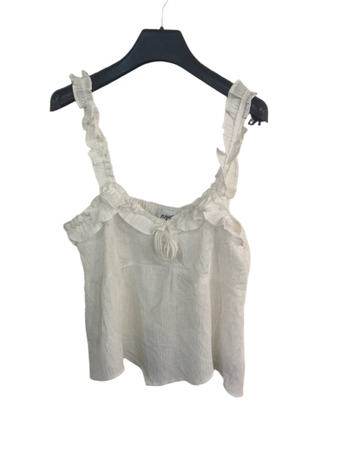 Planet Heart Women's White Sleeveless Blouse | Planet Heart in Lebanon