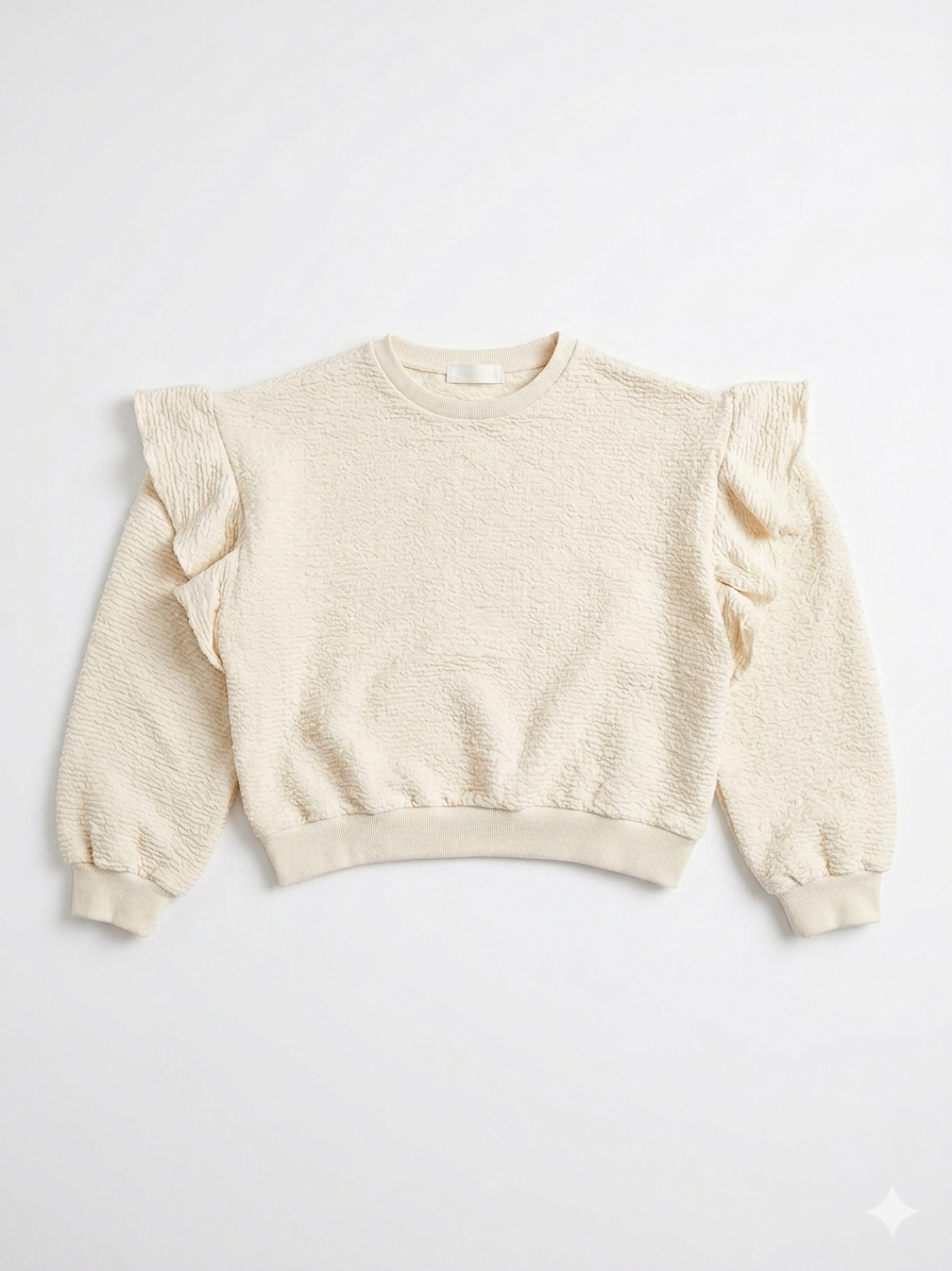 Zara Girl's Cream Sweatshirt | Zara In Lebanon