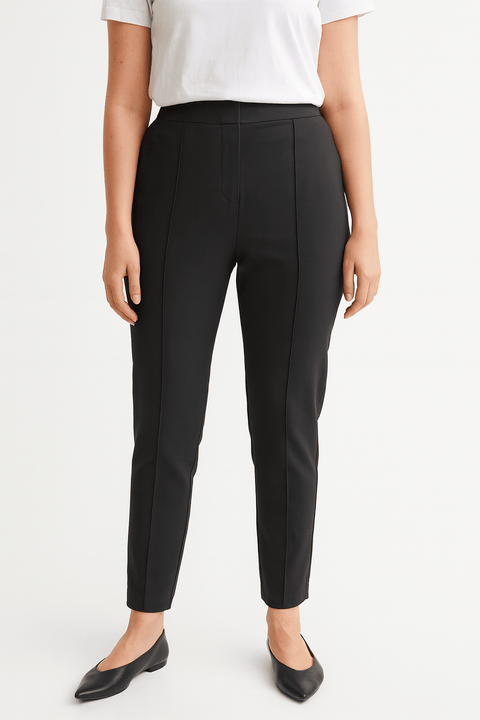 Forever 21 Women's Dark Grey Elastic Waistband Plus Size Pant | Forever 21 In Lebanon
