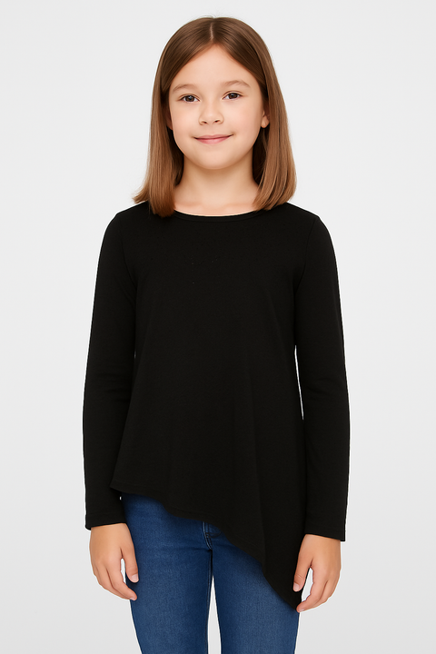 S.Oliver Girl's Black  Blouse |S.Oliver in Lebanon