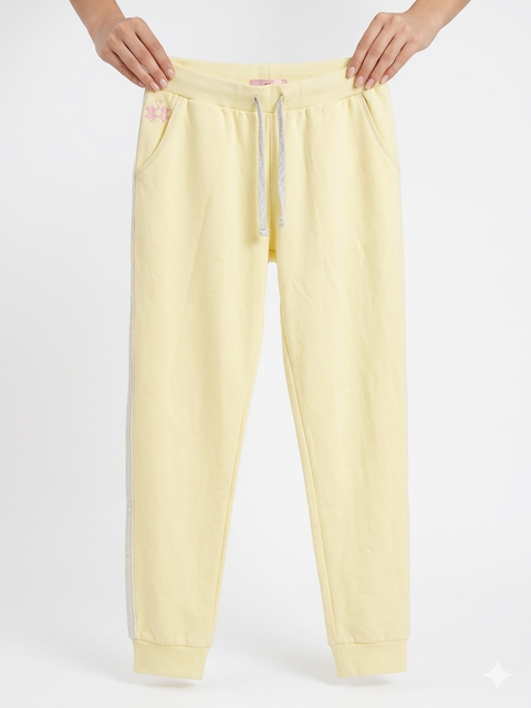 La Martina Girl's Light Yellow Pant | La Martina In Lebanon