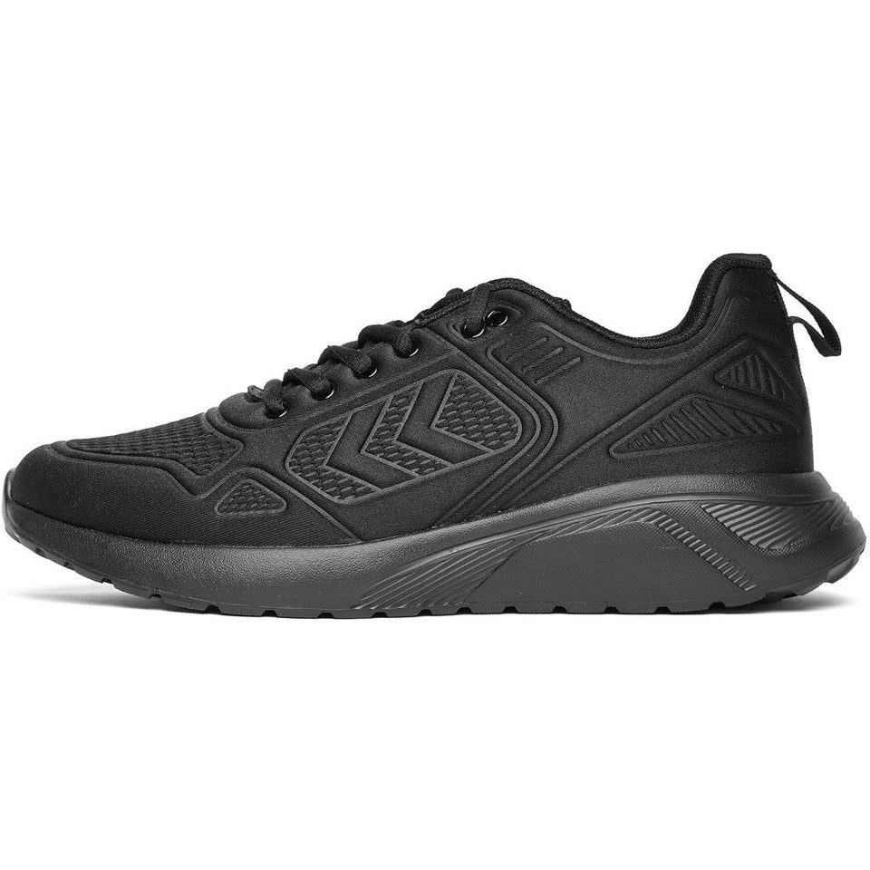 Hummel Unisex Black Sneakers | Lightweight Cushioned Comfort