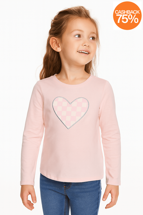 Epic Threads Girl's Pink Long-Sleeve Blouse |Epic Threads In Lebanon