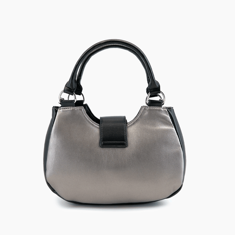 Like Dreams Women's Black & Silver Top Handle Crossbody Bag | Like Dreams In Lebanon