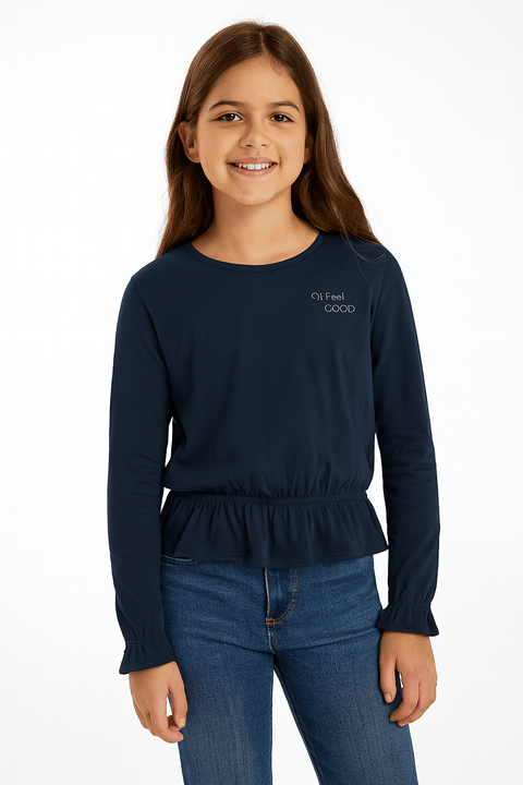 S.Oliver Girl's Navy Long Sleeve Sweatshirt  | S.Oliver In Lebanon